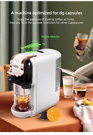 HiBREW H2B 6 in 1 Multi-Capsule Hot/Cold Coffee Maker (White)free 10 capsules offer 🎁 3