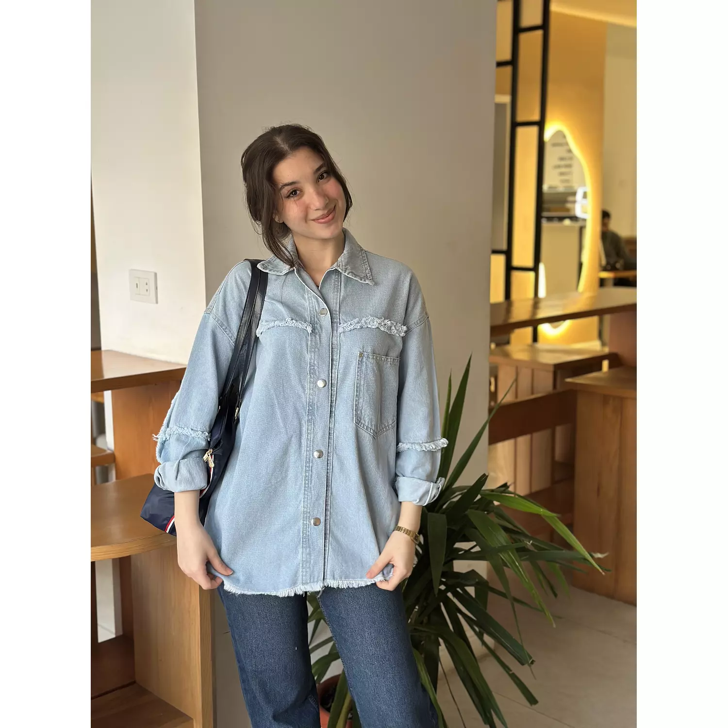 Trendy Denim Shirt 1