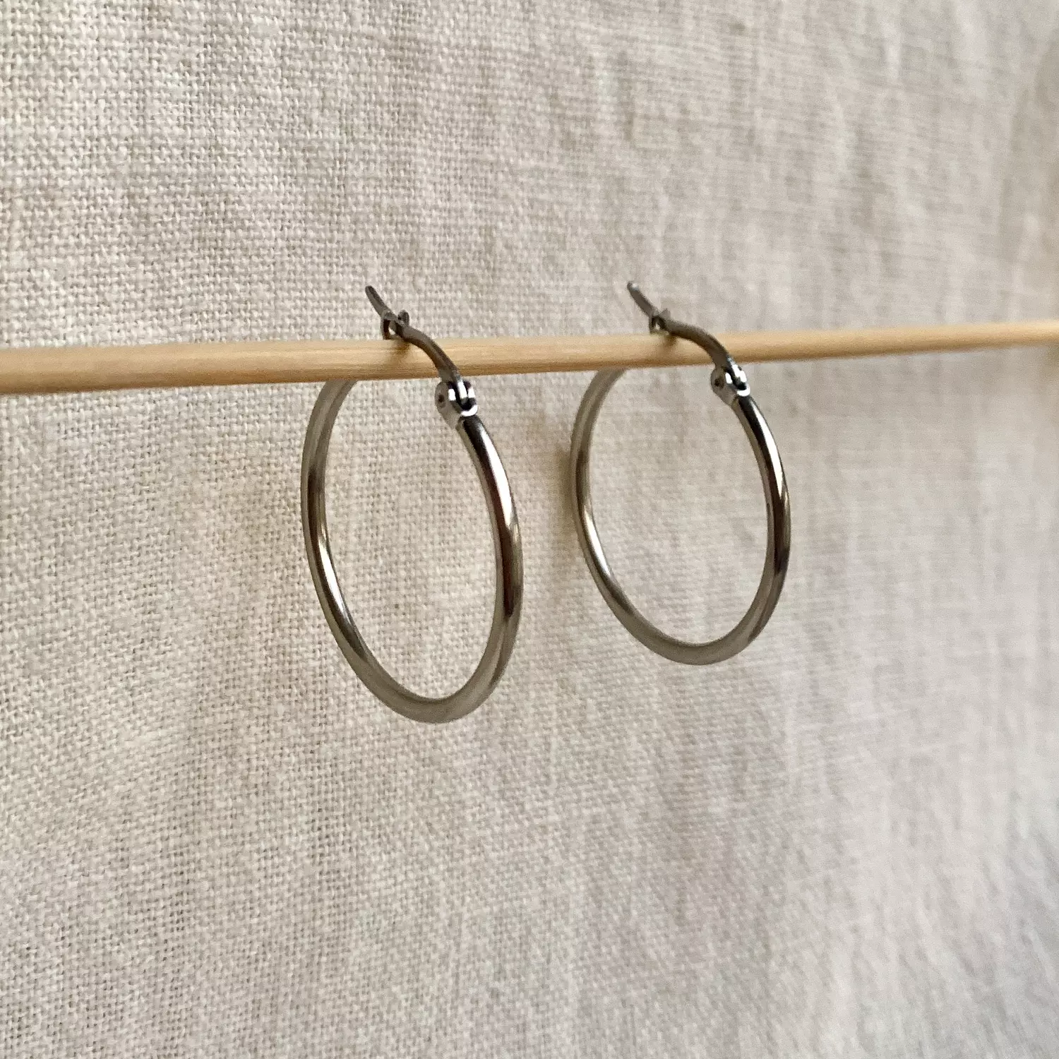 Basic Hoop Earrings hover image