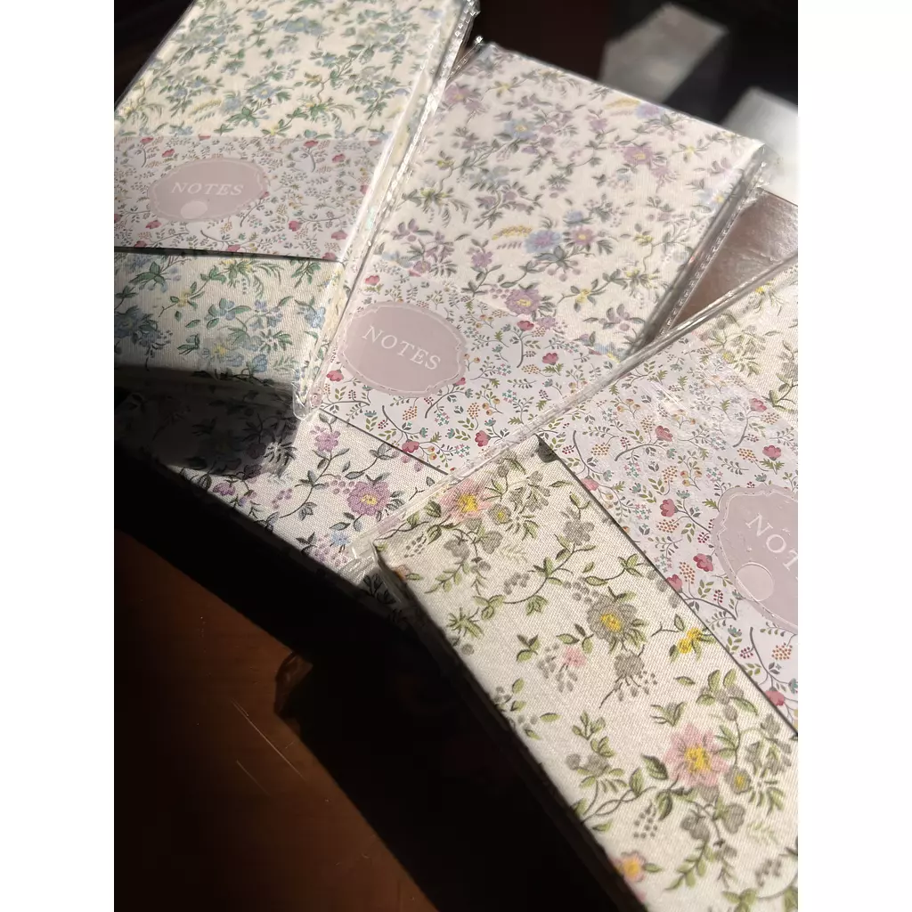 Floral Fabric Travel Journal