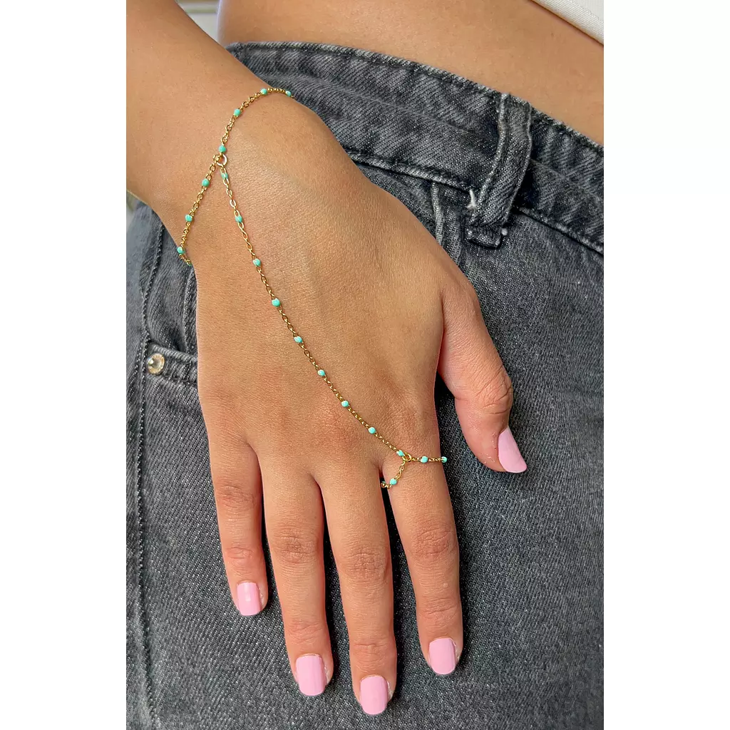 Mint tresa handchain