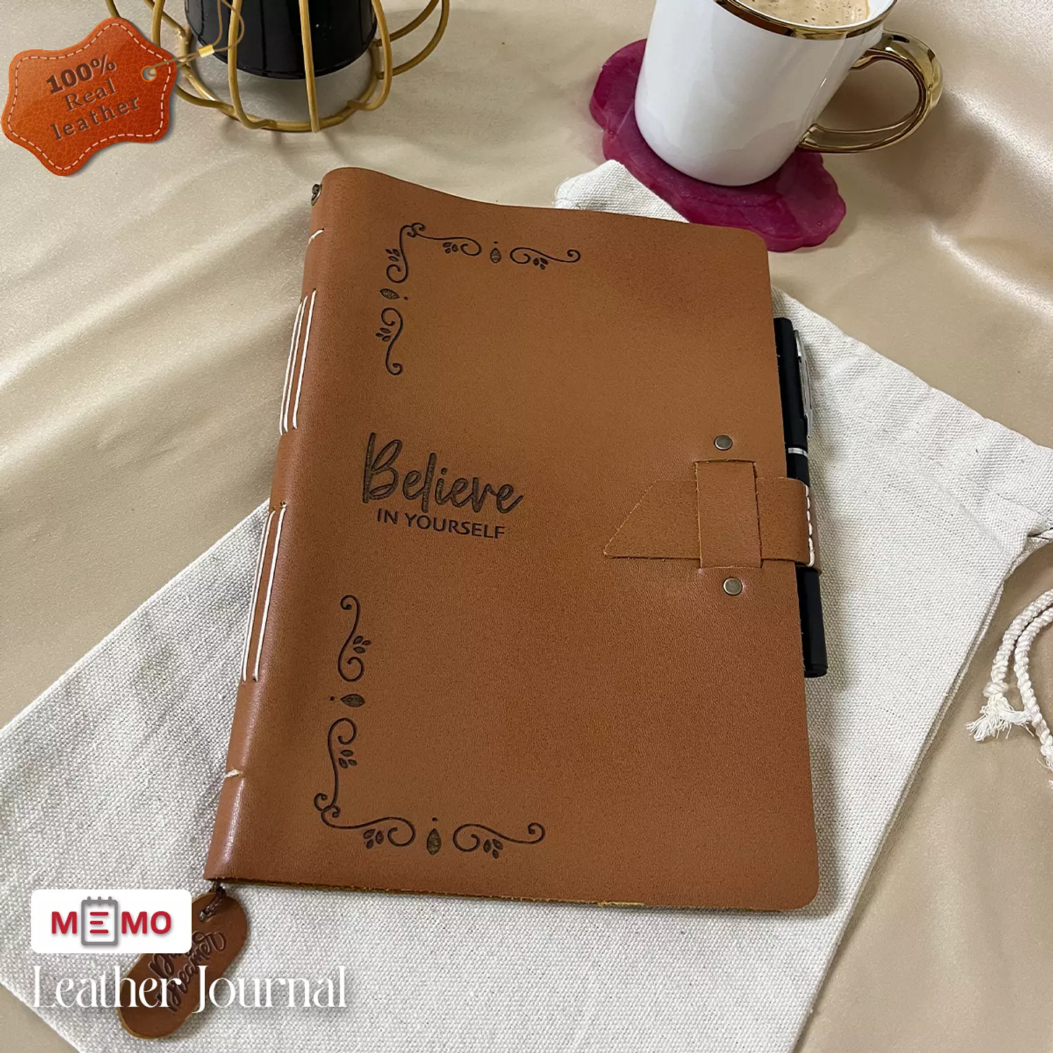 Memo Leather Journal (Real leather) 27