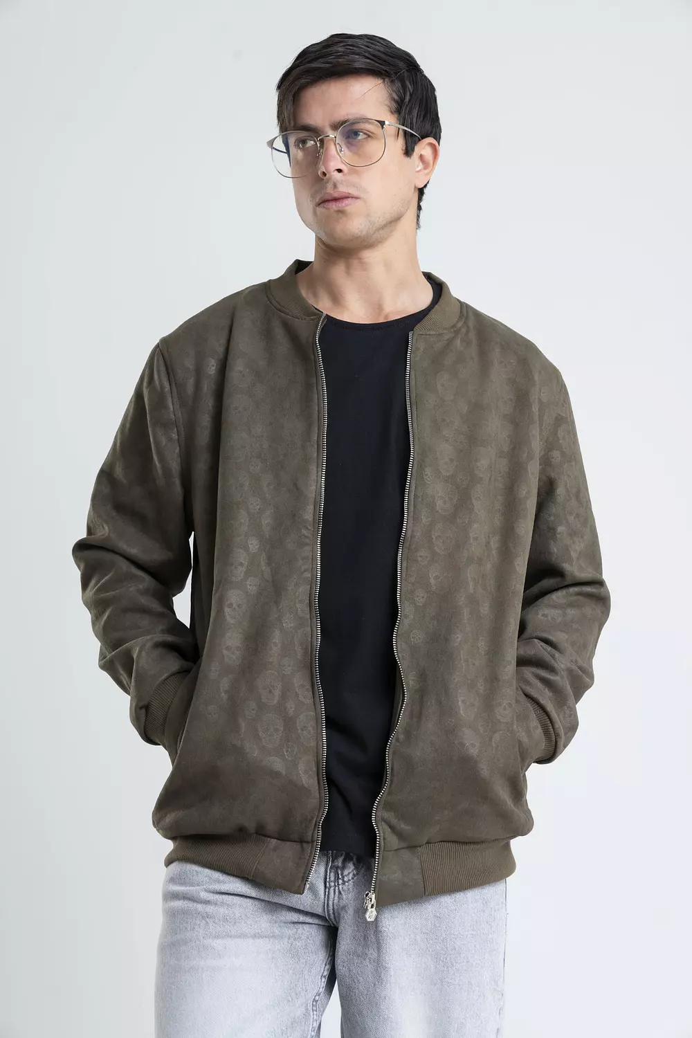 Suede Biker Jacket hover image