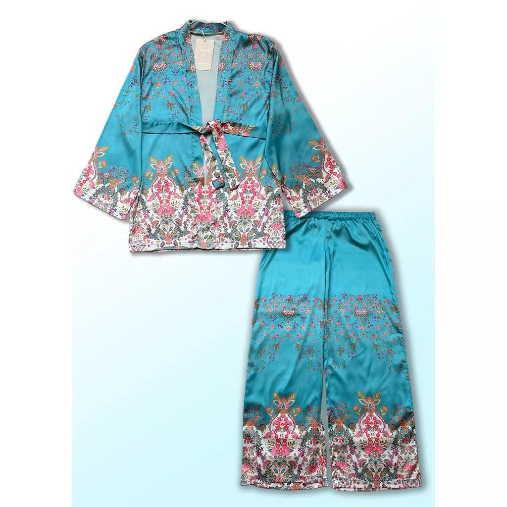 Delhi Topaz Kimono Set