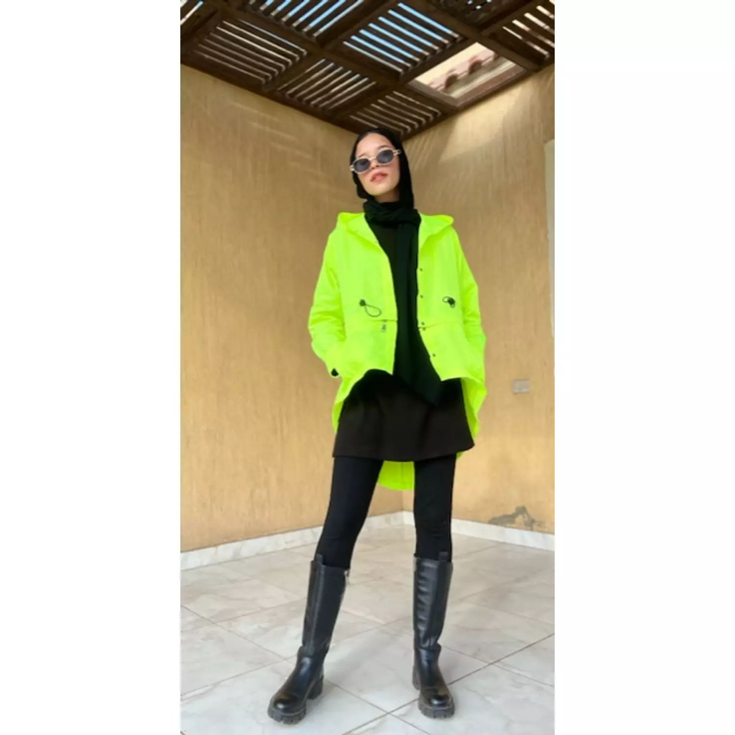 Neon waterproof jacket 3