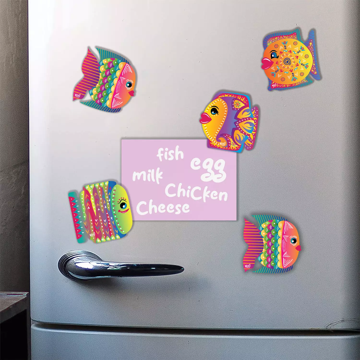 Sea Fishes Fridge Magnets hover image