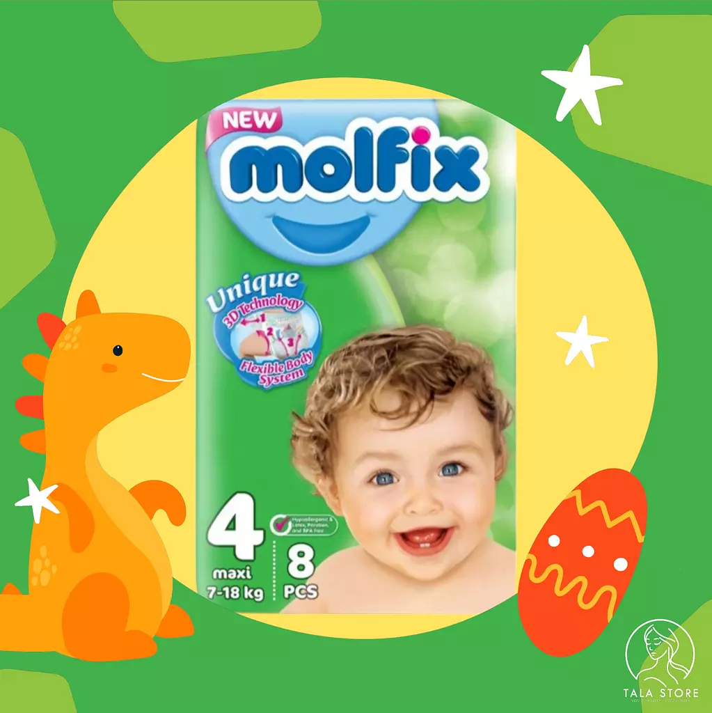 Molfix - Maxi Size 4 - 8 pcs 