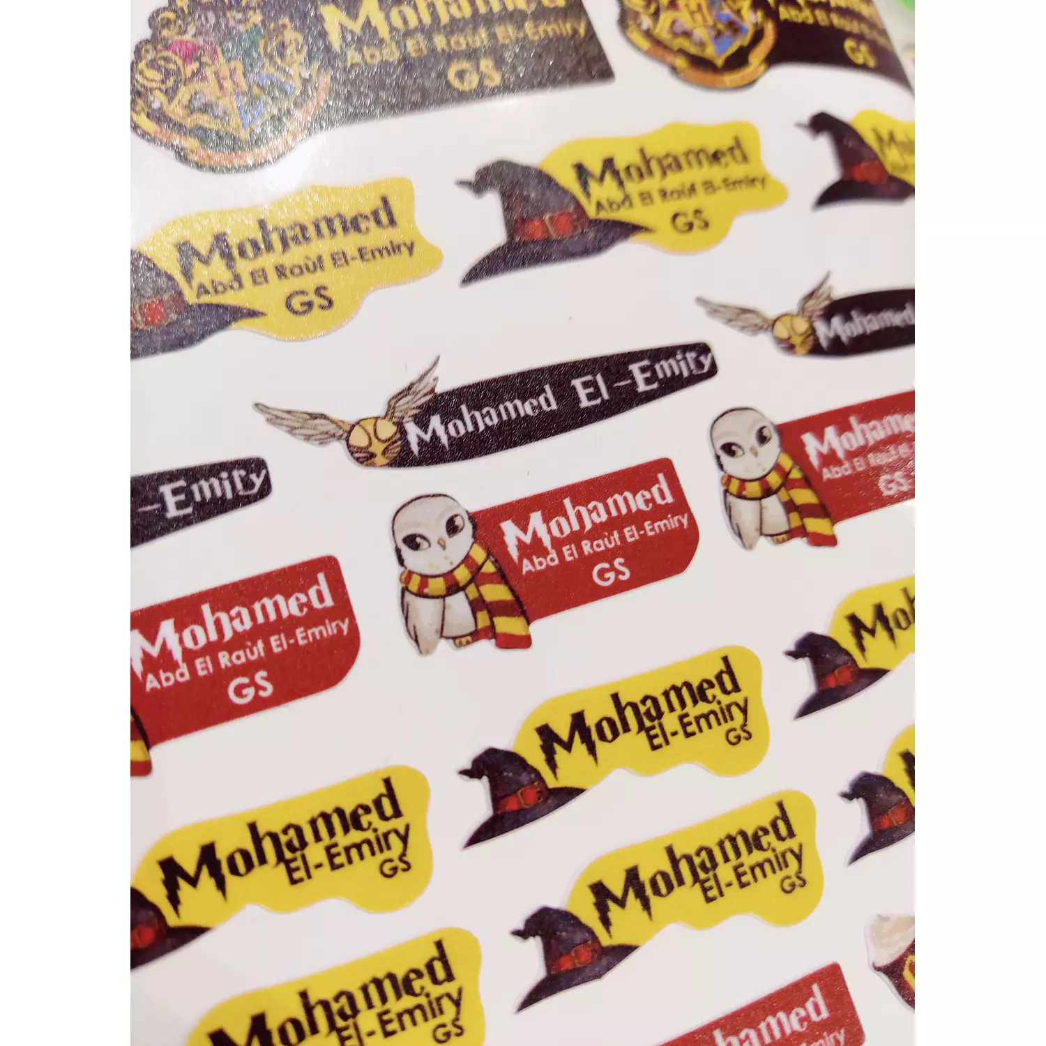 Harry potter School Labels Stickies hover image