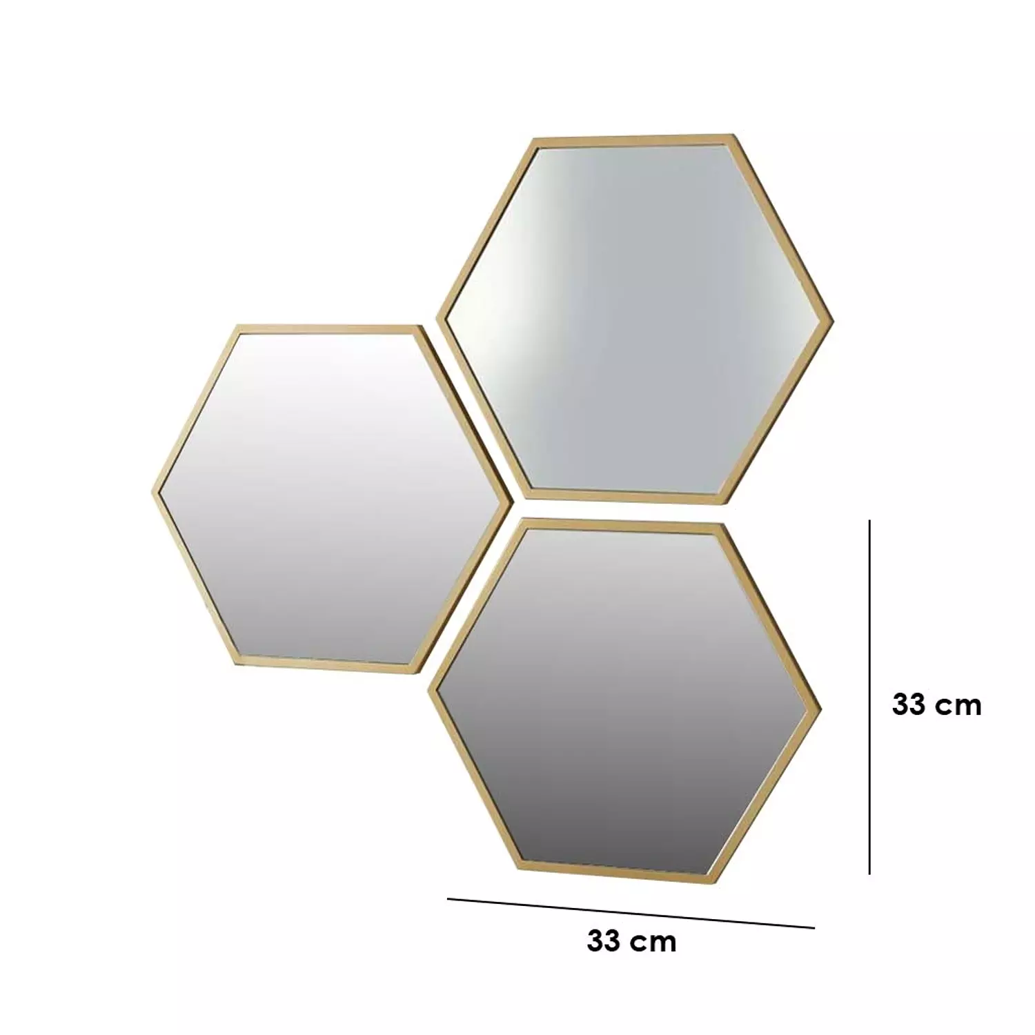 Wall Mirrors - 3 Pieces - SINCORAD15 2