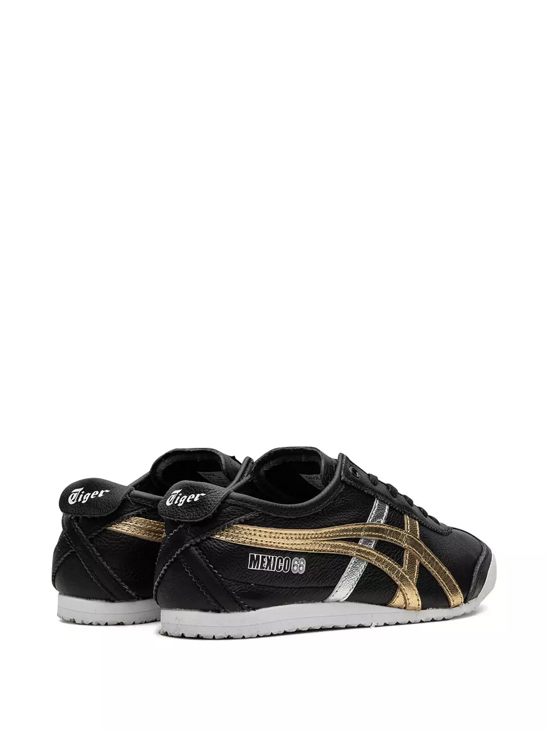 Onitsuka Tiger Mexico 66 "Black Gold Silver" sneakers 2