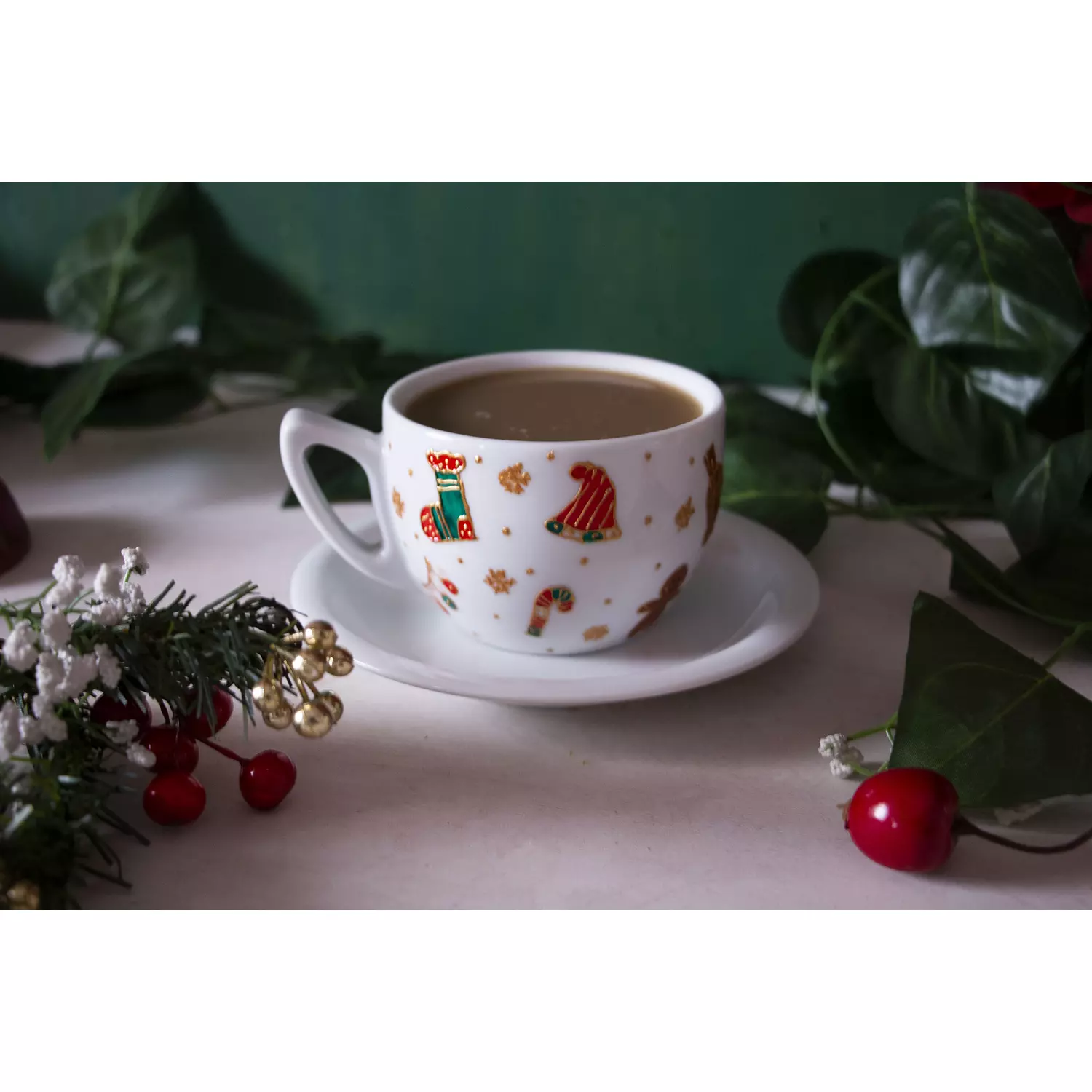 Christmas Vibes Cappuccino Cup 1