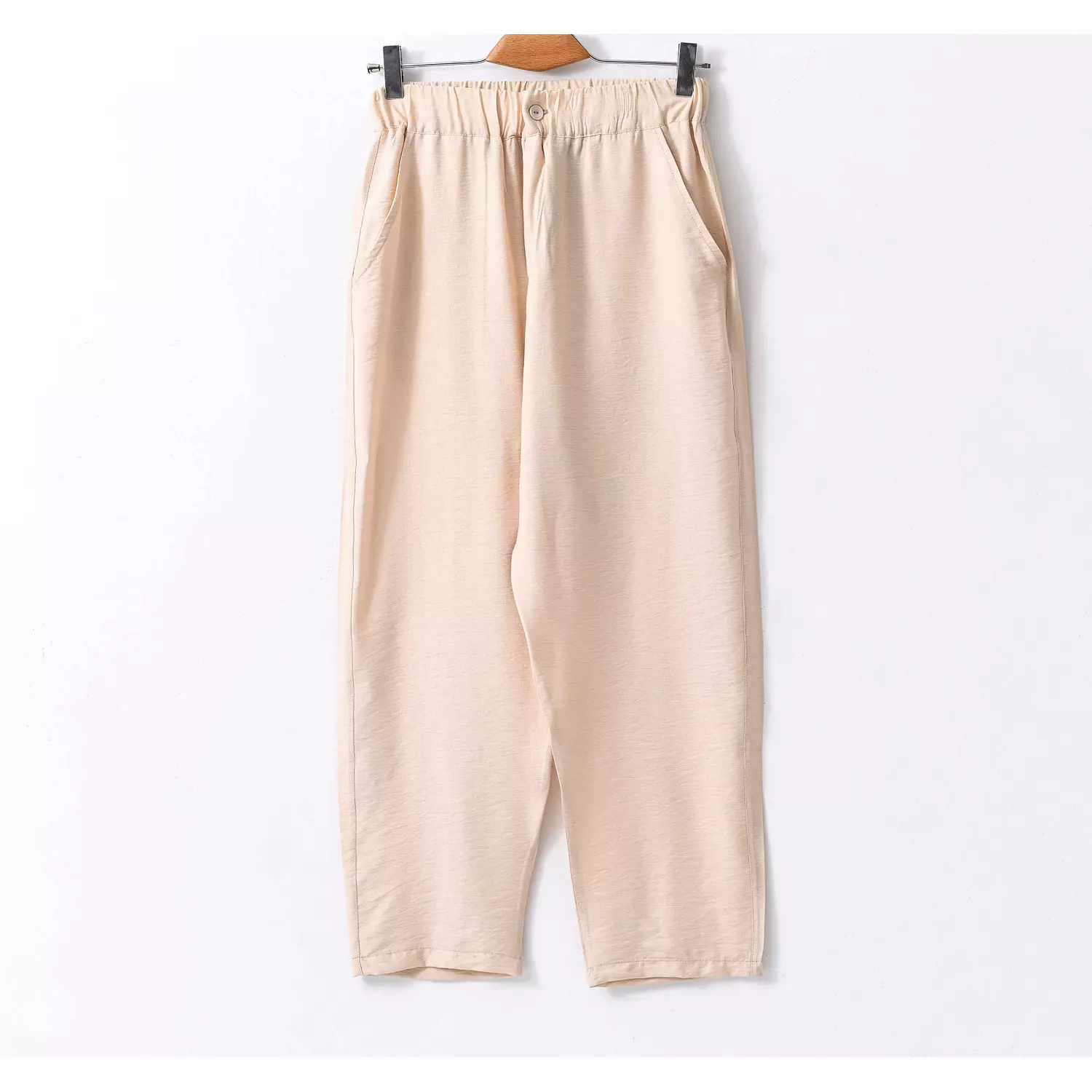 Beige Linen Pants  3