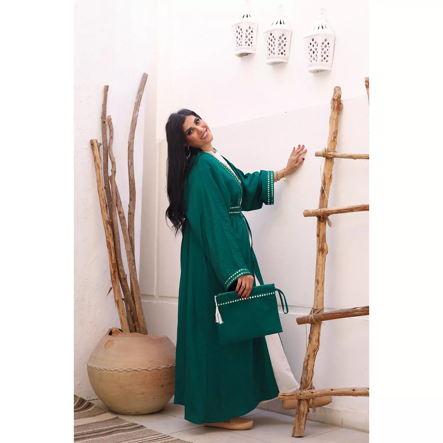Indian Kaftans in Green 0
