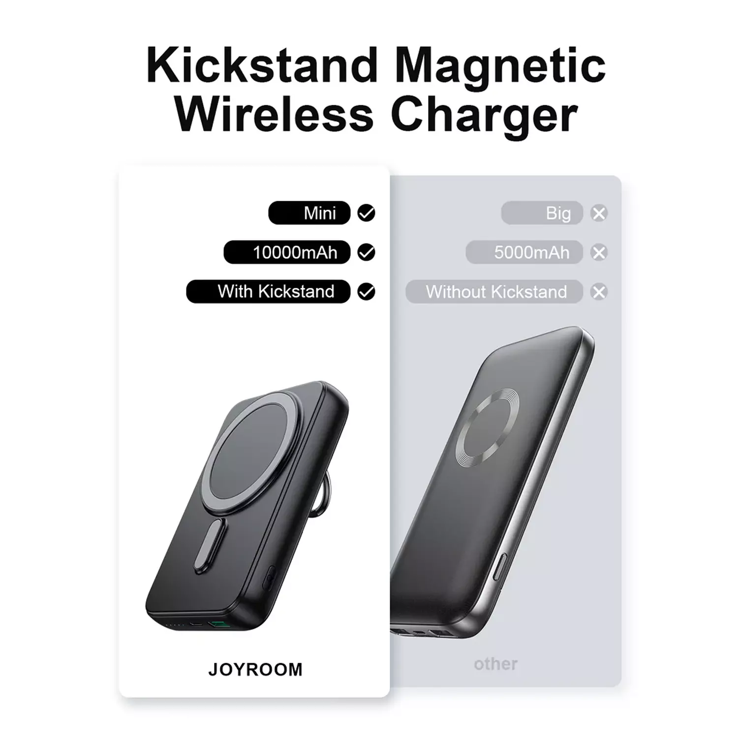 Joyroom Mini Power Bank, With Ring Holder10000 mAh- JR-W050 2