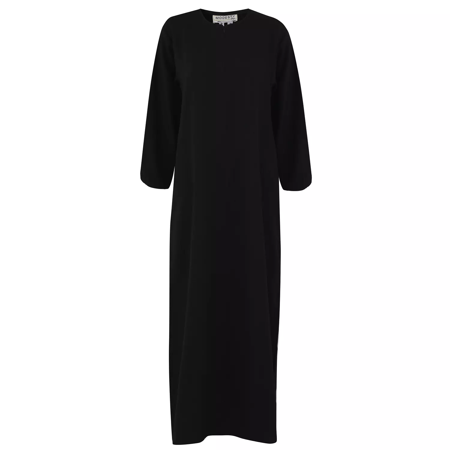 Basic Black Abaya hover image