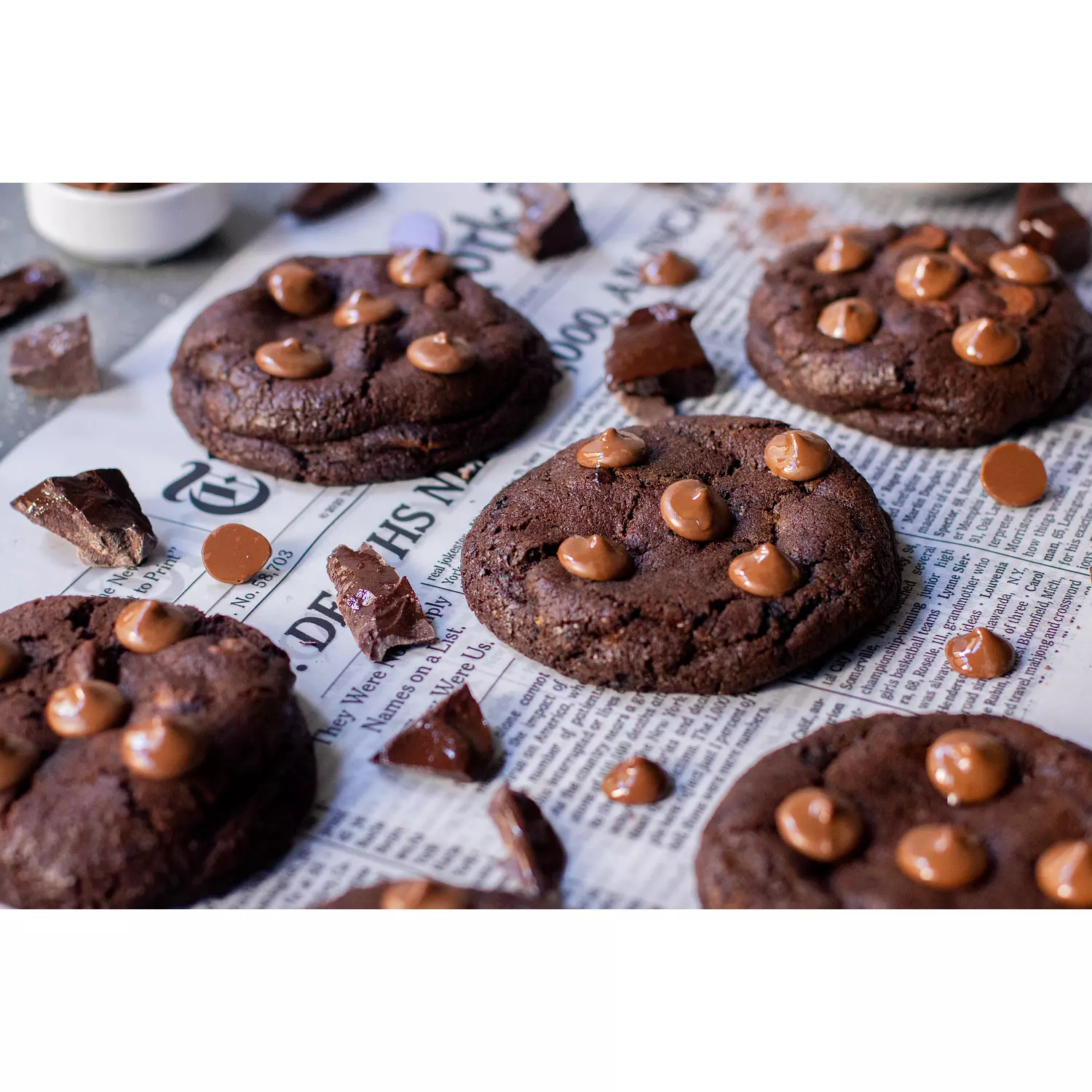 Triple Chocolate Cookies  hover image