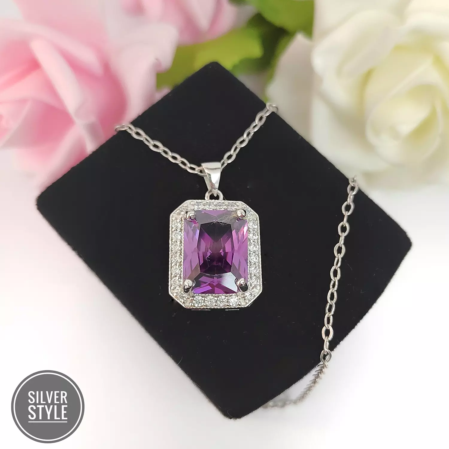 Purple pendant & line 0