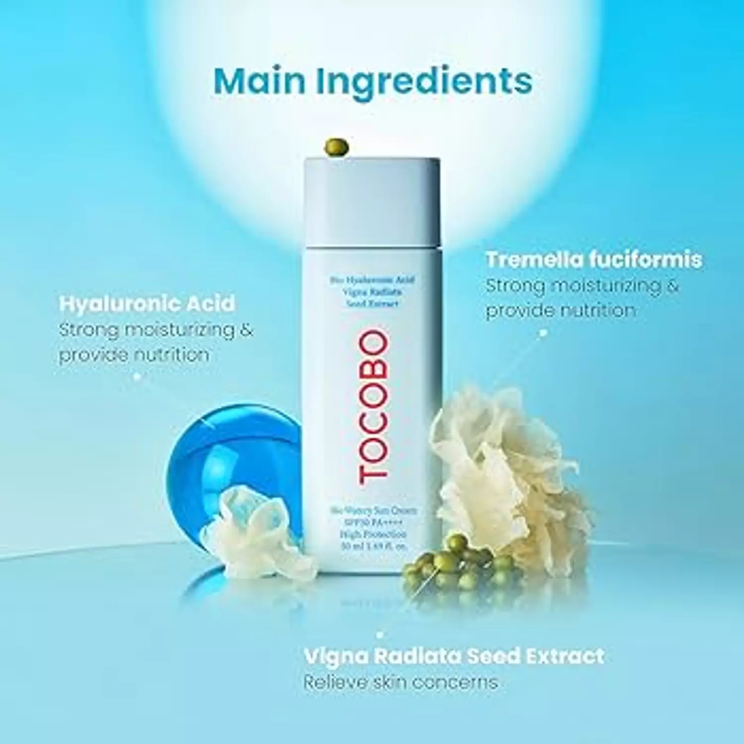 TOCOBO Bio Watery Sun Cream SPF50+ PA++++ hover image