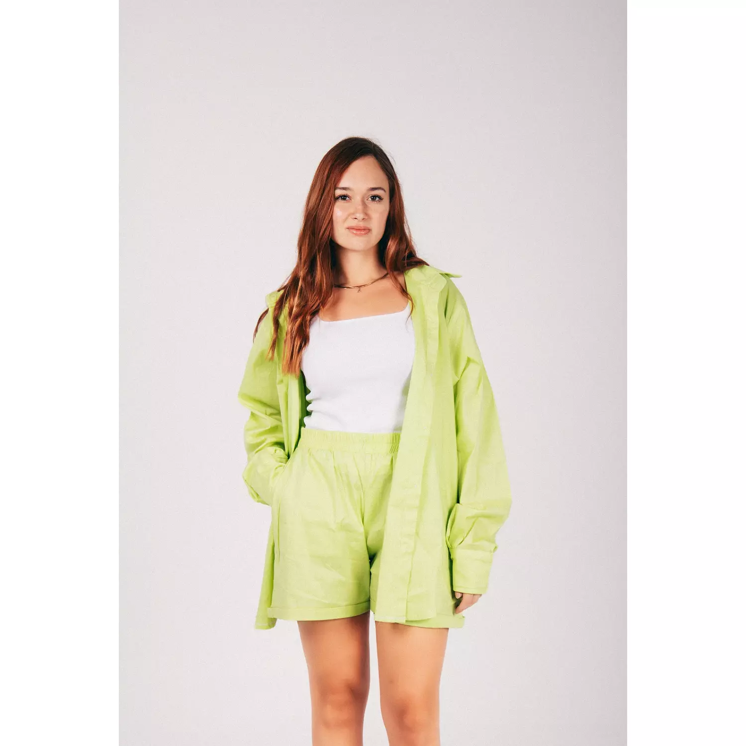 Lime Green Shorts hover image