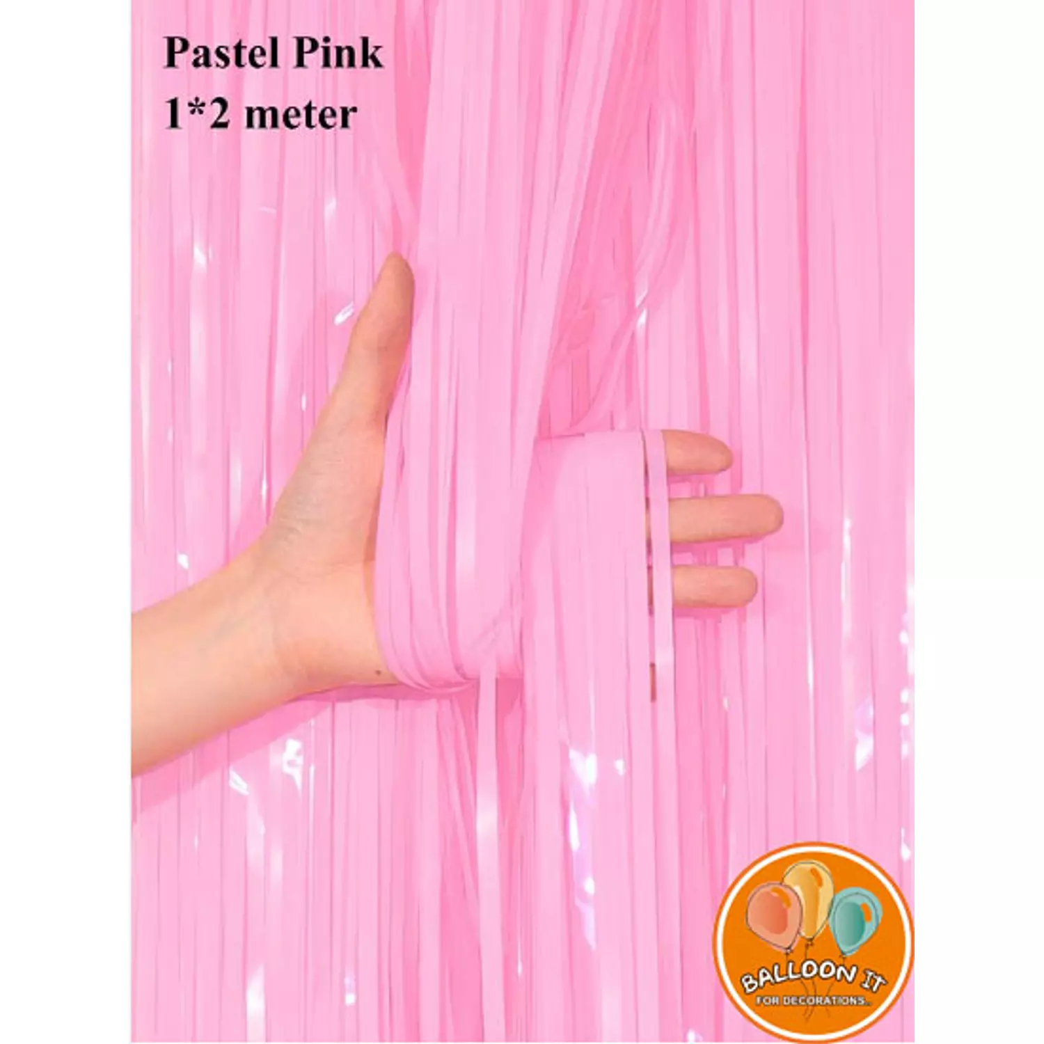 1 PCS Foil Fringe Curtain Backdrop 1