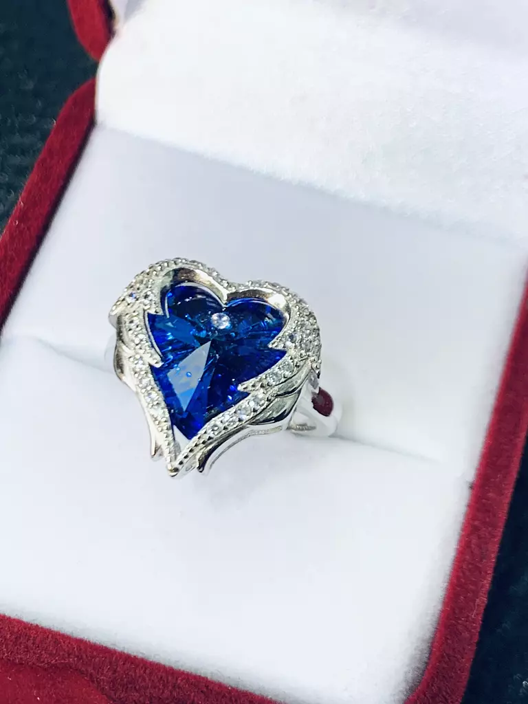 Blue Zarckon Ring