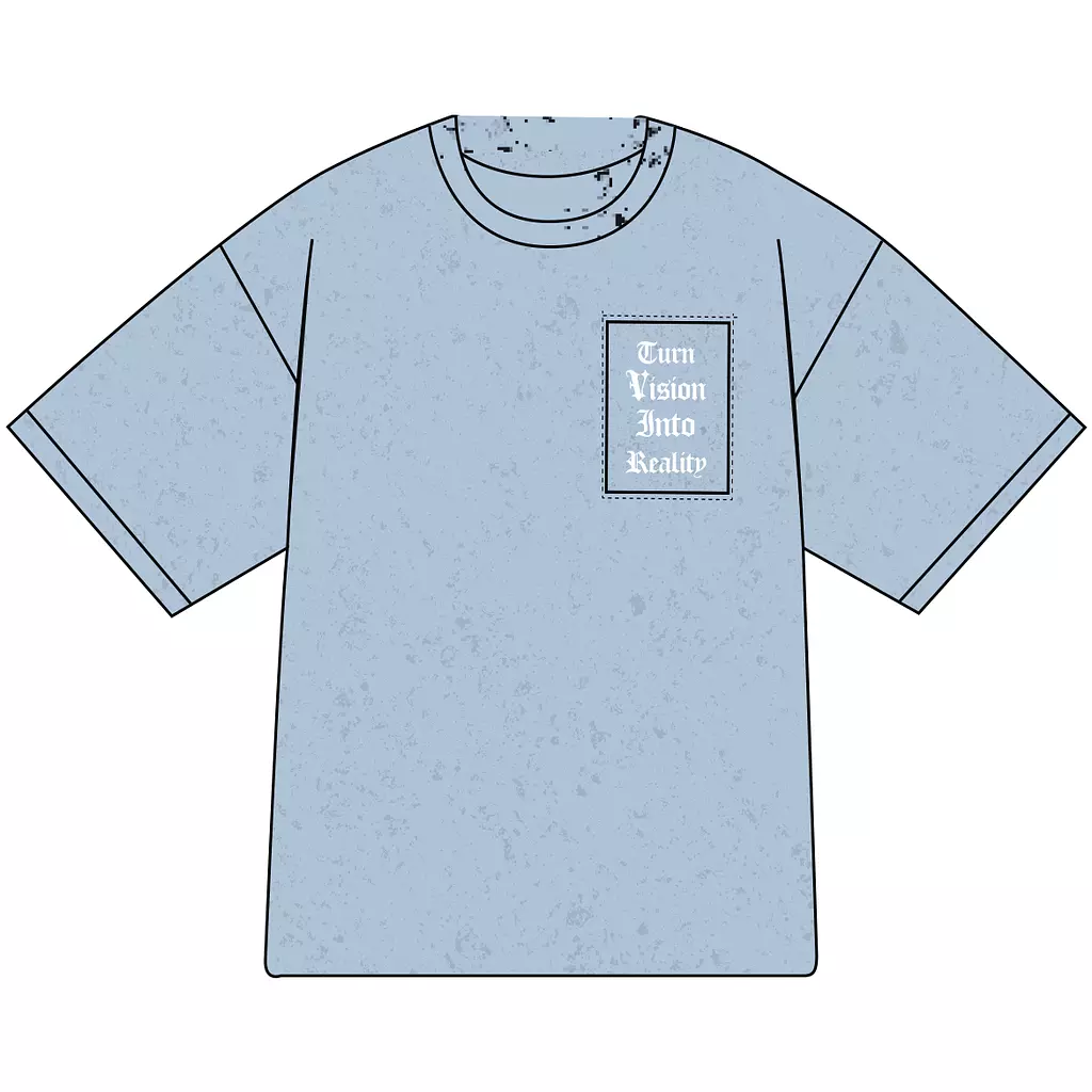 Grey Acid Washed Tee