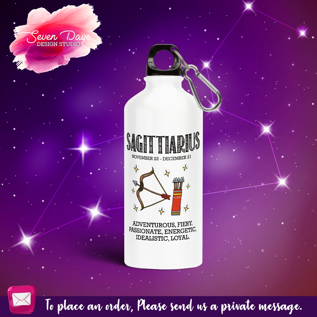 Sagittarius Mug, Bottle or Travel Mug 1