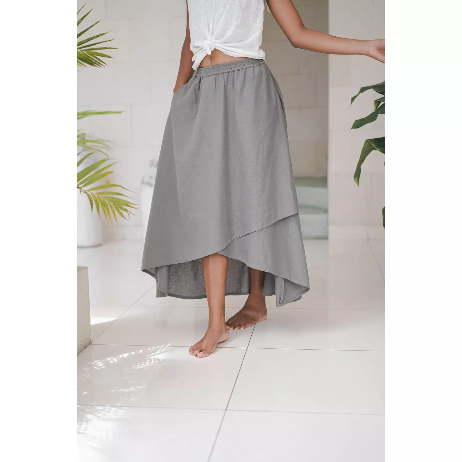 Louren Skirt Linen Cotton Blend 7
