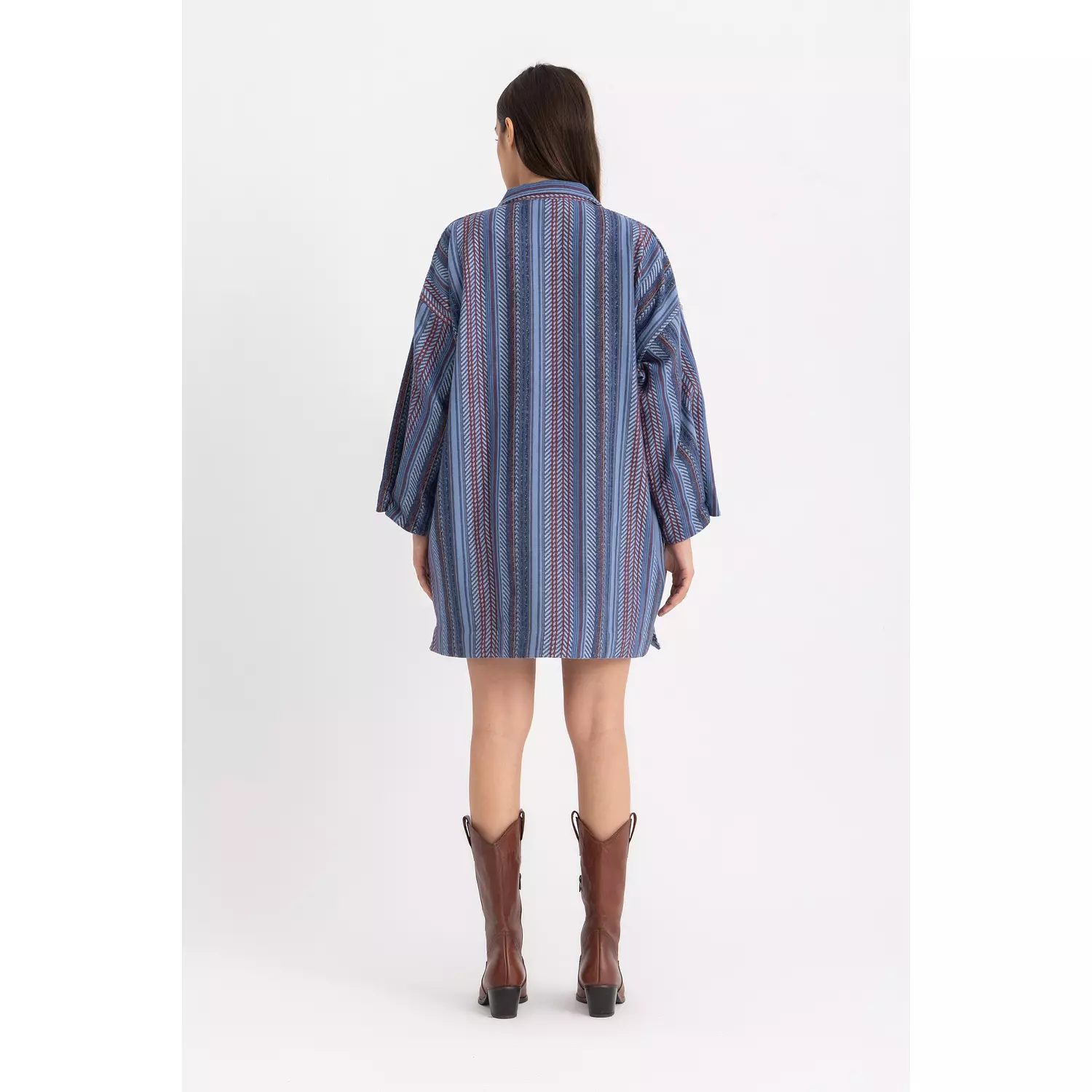 The Pola mini shirt dress - boho 3