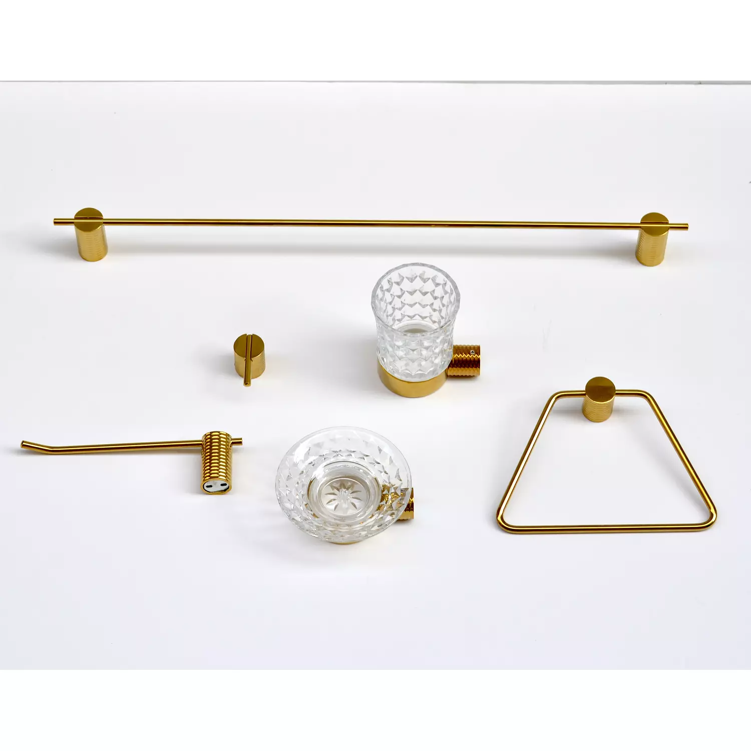 Copper Bathroom Hardware Set of 6 0