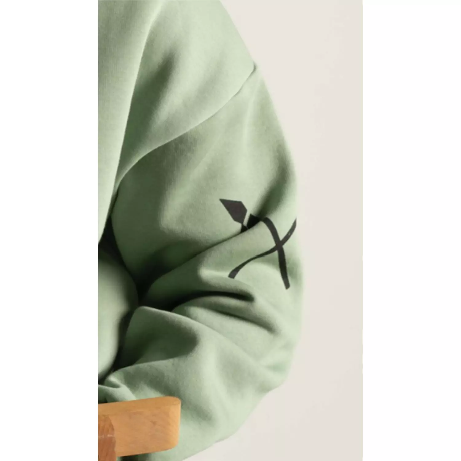 Mint green unisex hoodie  3