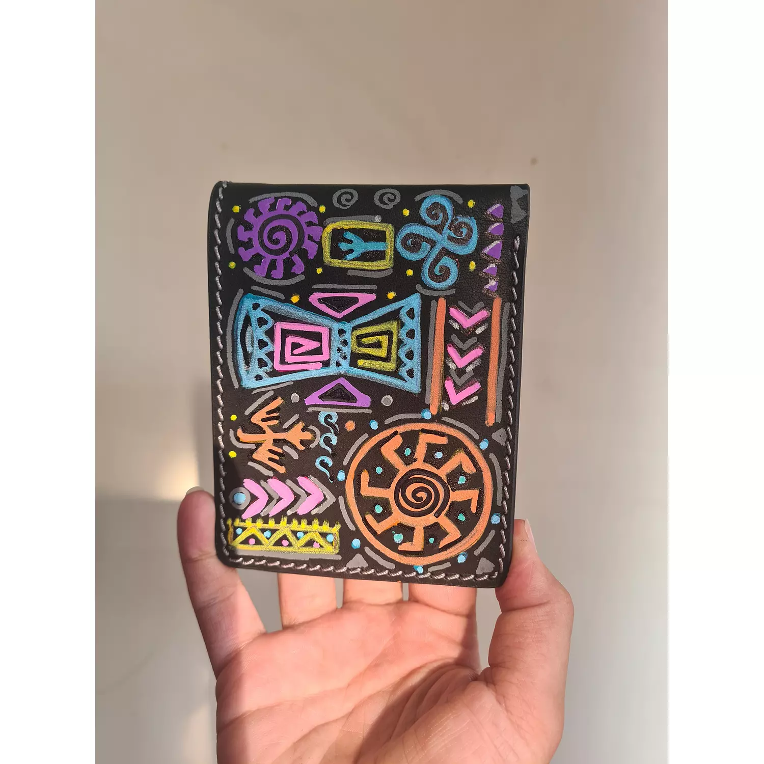 African face wallet  1