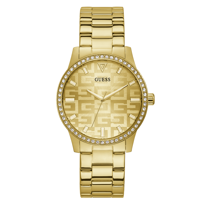 GUESS GW0292L2 ANALOG WATCH  For Women Gold Stainless Steel Bracelet 