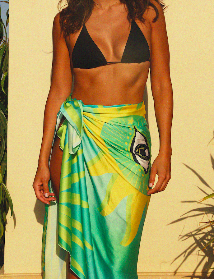 Mayakoba Silk Scarf 2