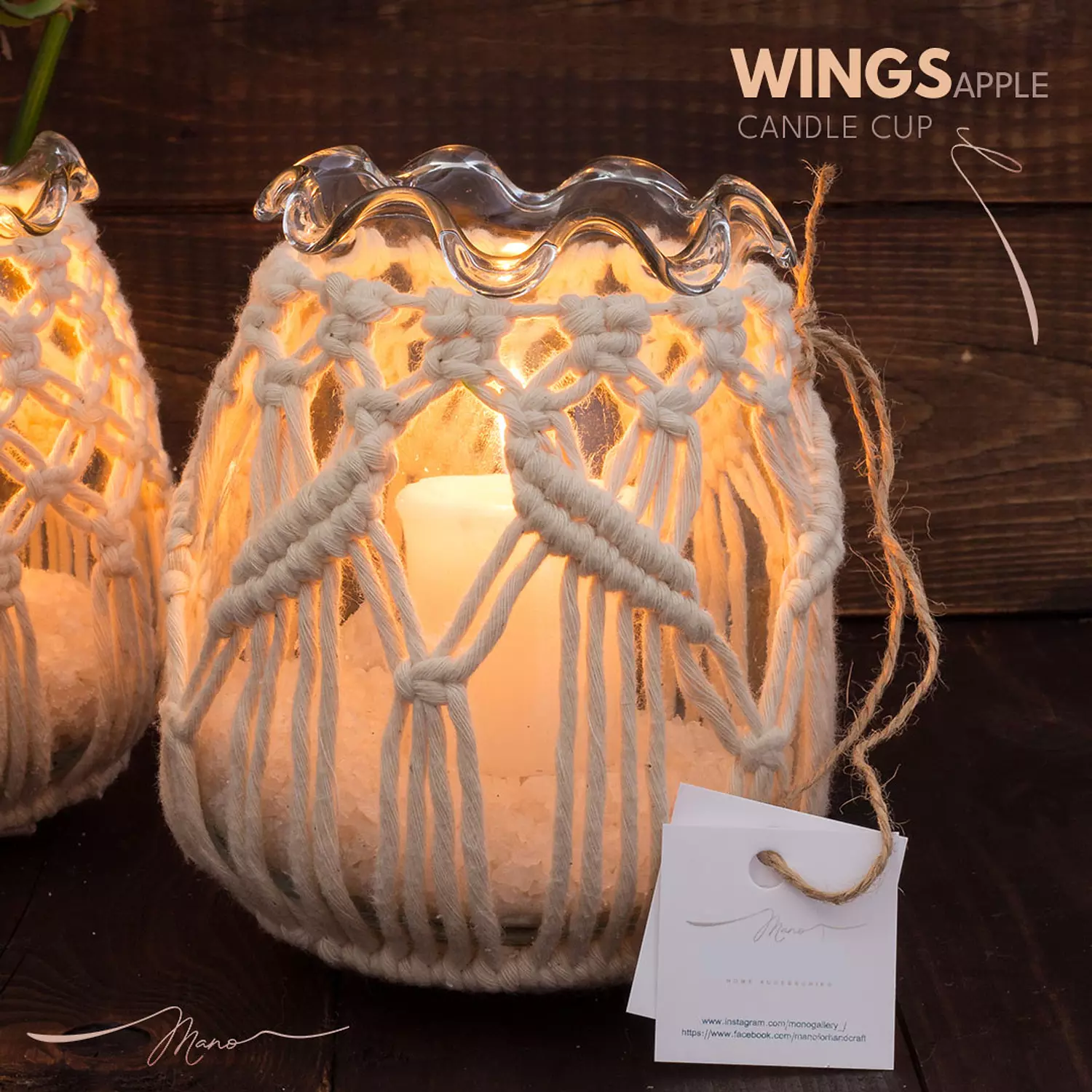 Wings Candle Cup hover image