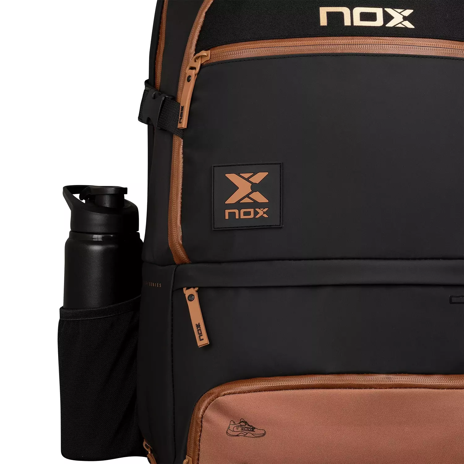 Nox Luxury Open Series Backpack 2025 - Black/Brown 8