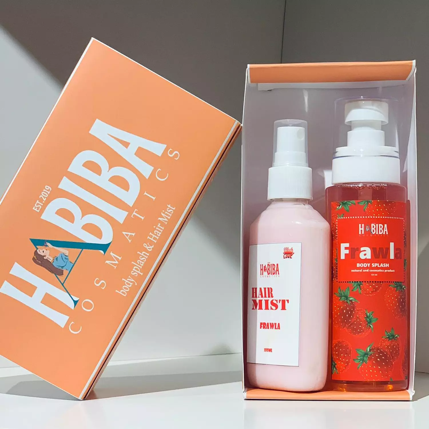 Body splash & hair mist set 2