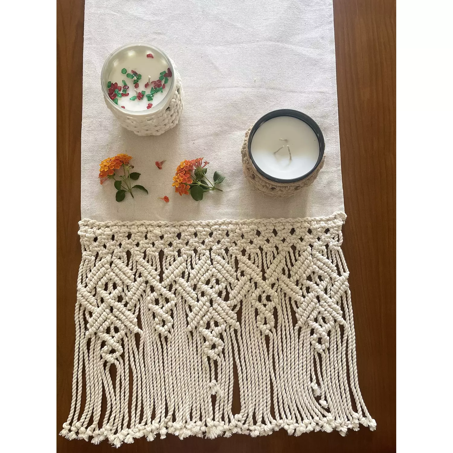 Aztec Macrame Table Runner 3