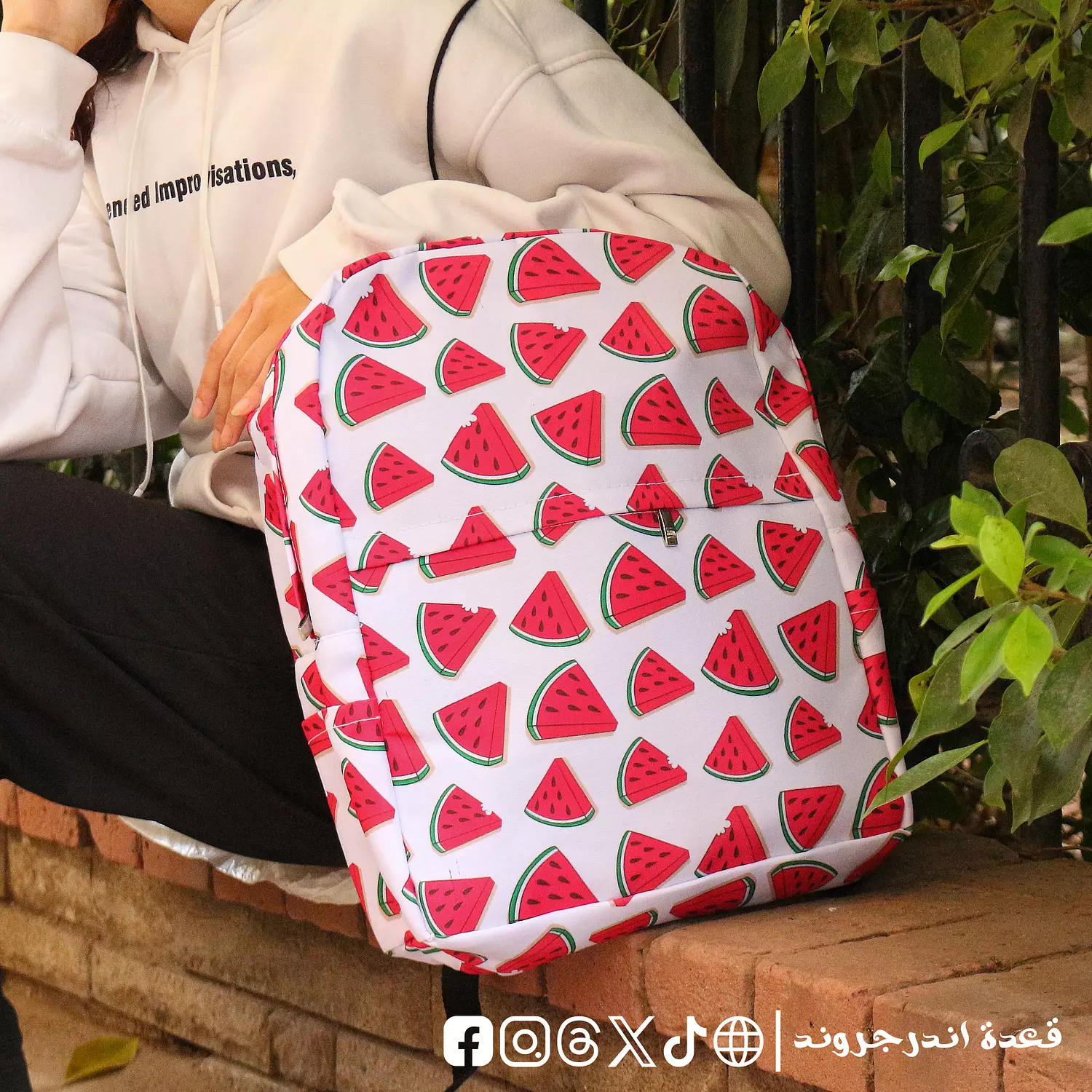 Watermelon 🍉 Backpack 🎒 hover image