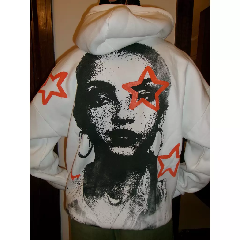 Sade orange star hoodie