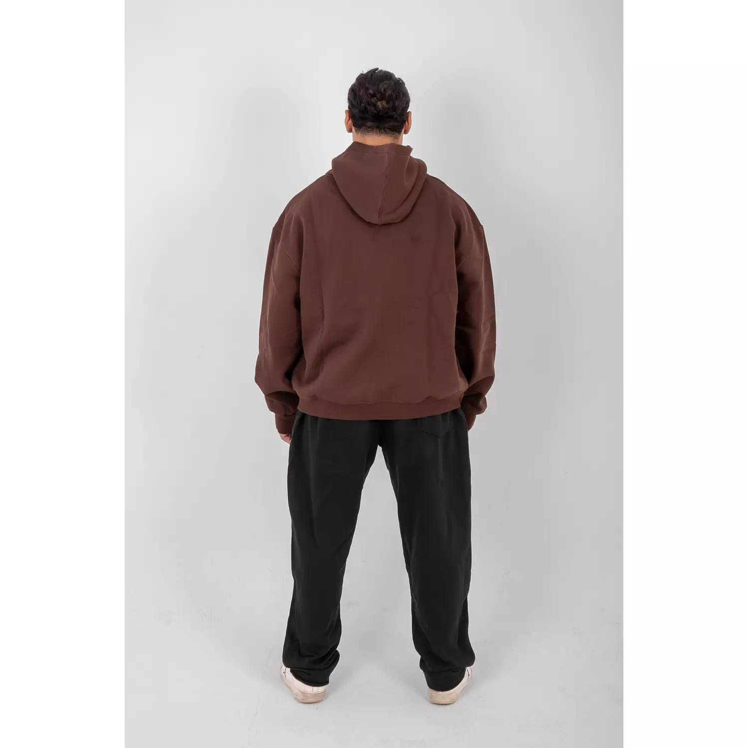 oversized Brown Hoodie   2