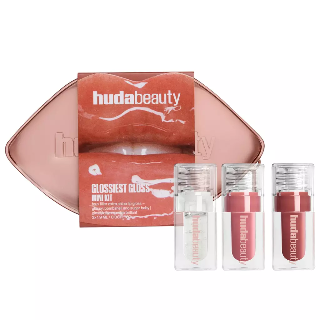 HUDA BEAUTY  Mini Glossiest Lip Gloss Set