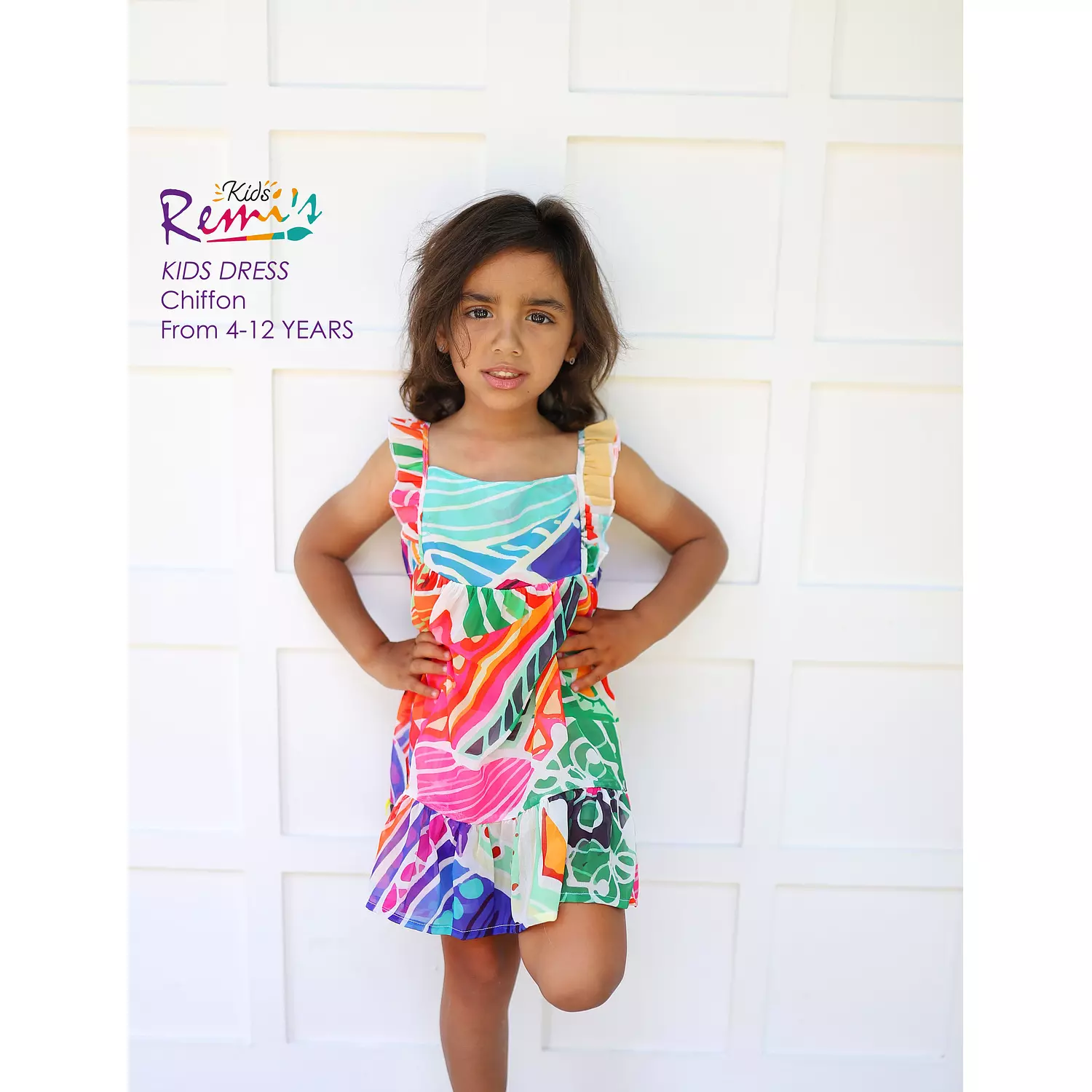 Abstract kids dress 1