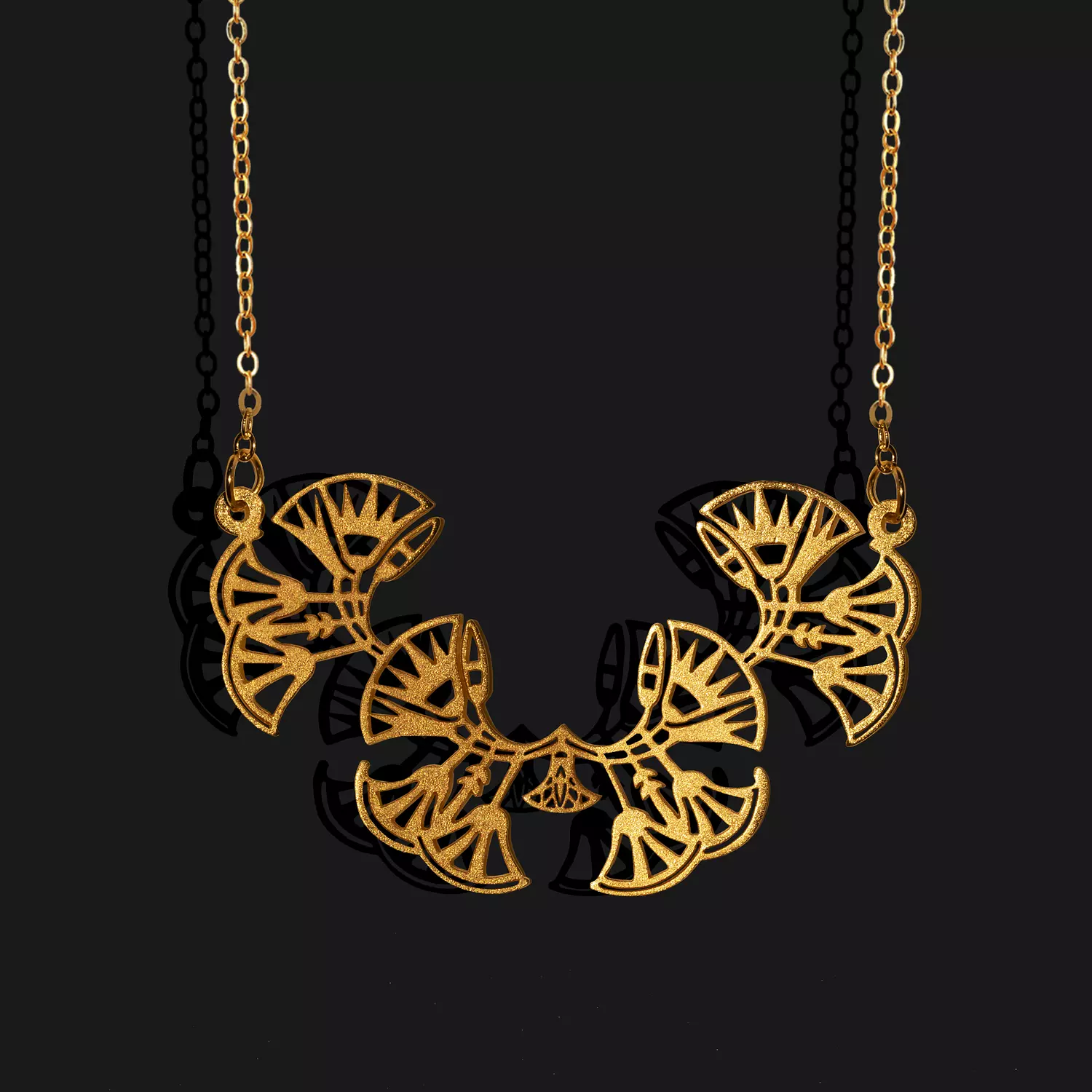Lotus necklace hover image