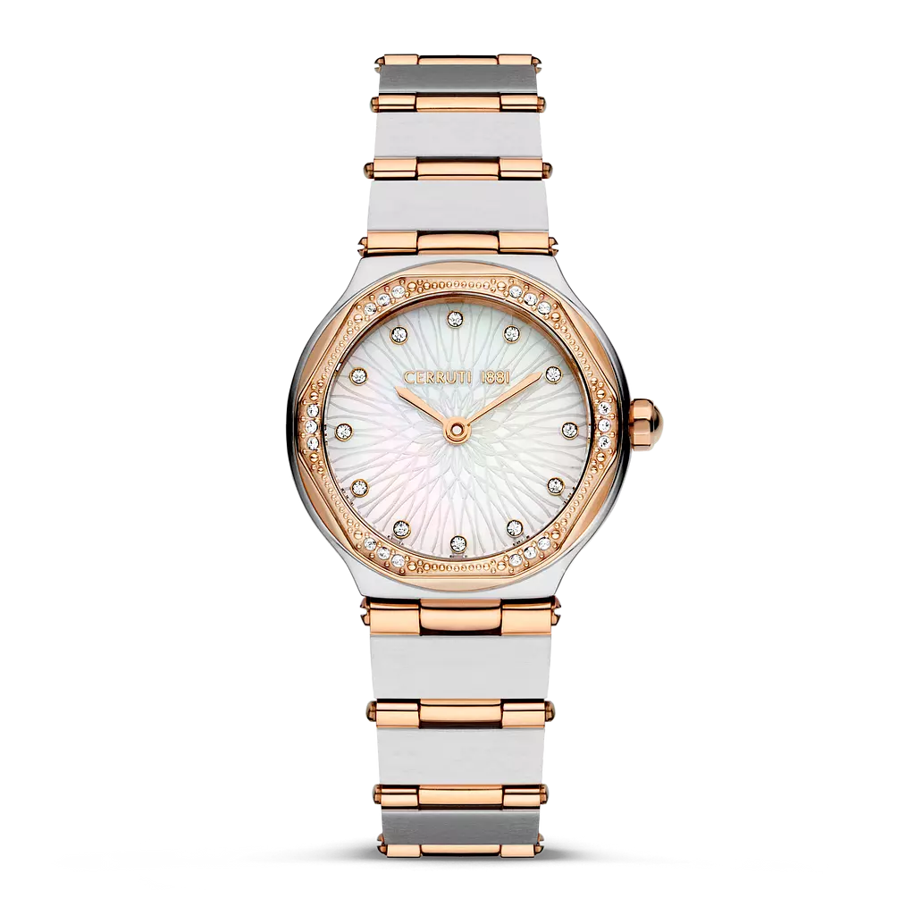 Cerruti 1881 Ladies Watch CIWLG0008501 26mm Silver rose gold