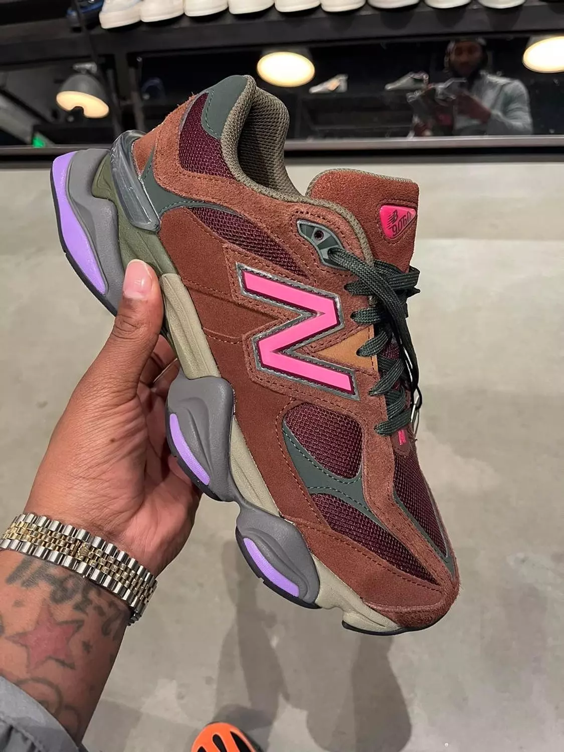 New Balance 9060 'Burgundy Pink' 7