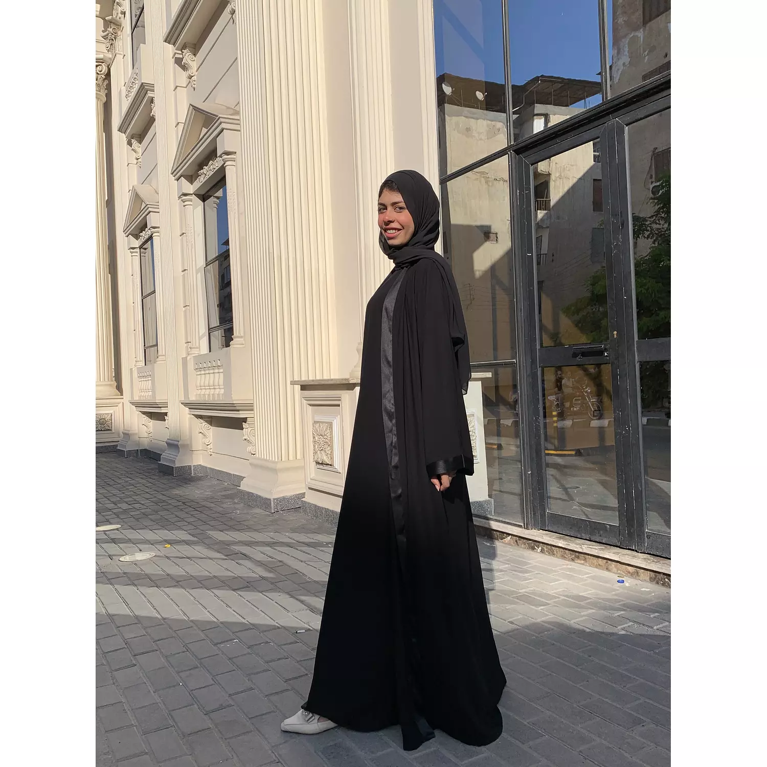 Satan black abaya  1