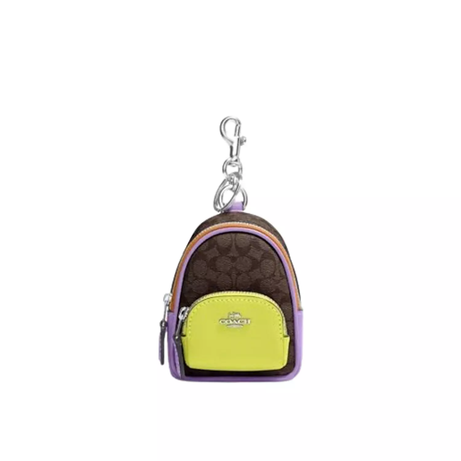 Coach shops key chain Mini Court Backpack Bag Charm