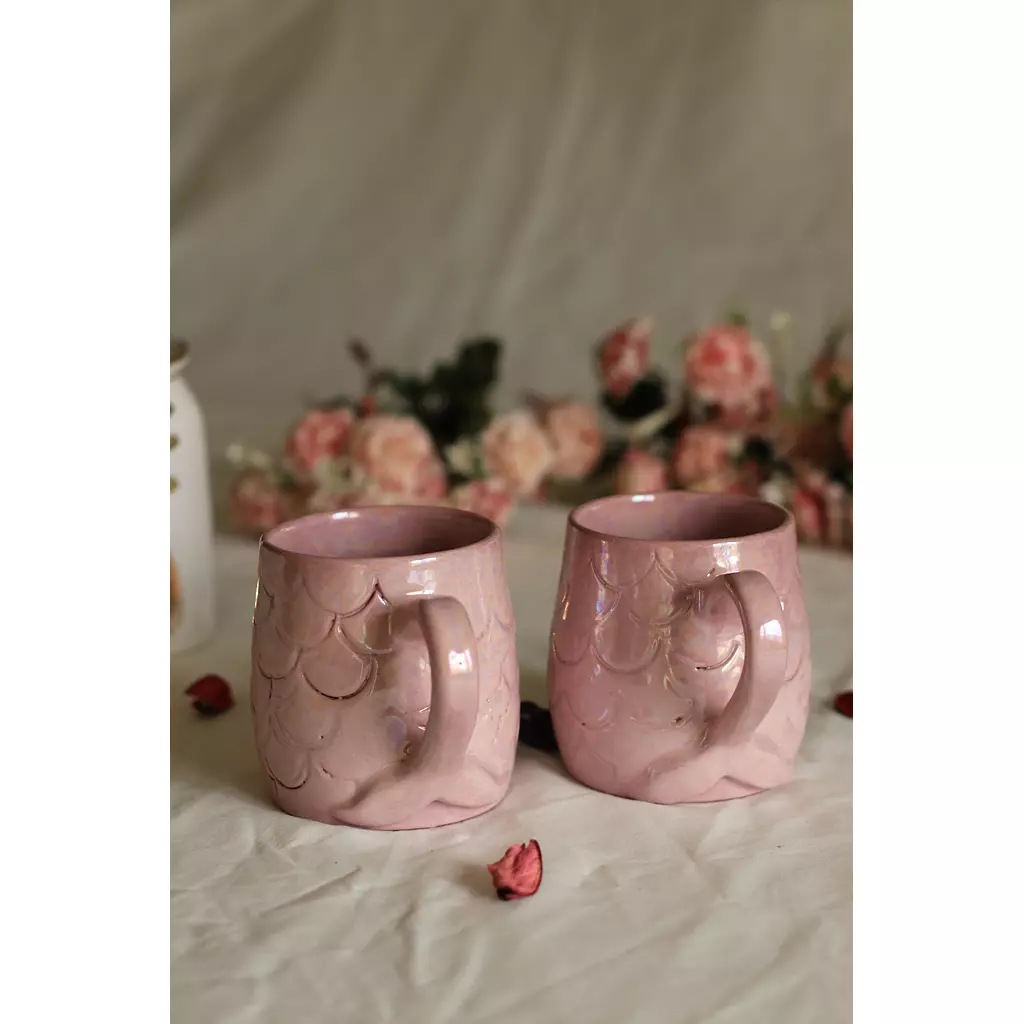 Mermaid Mug-Rose