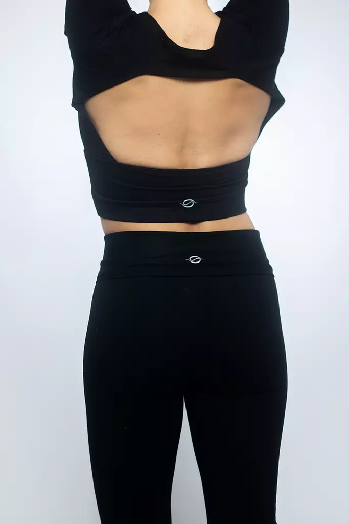 Charcoal Backless Top